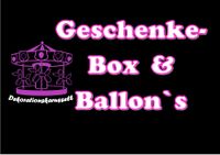 Geschenkebox und Ballon